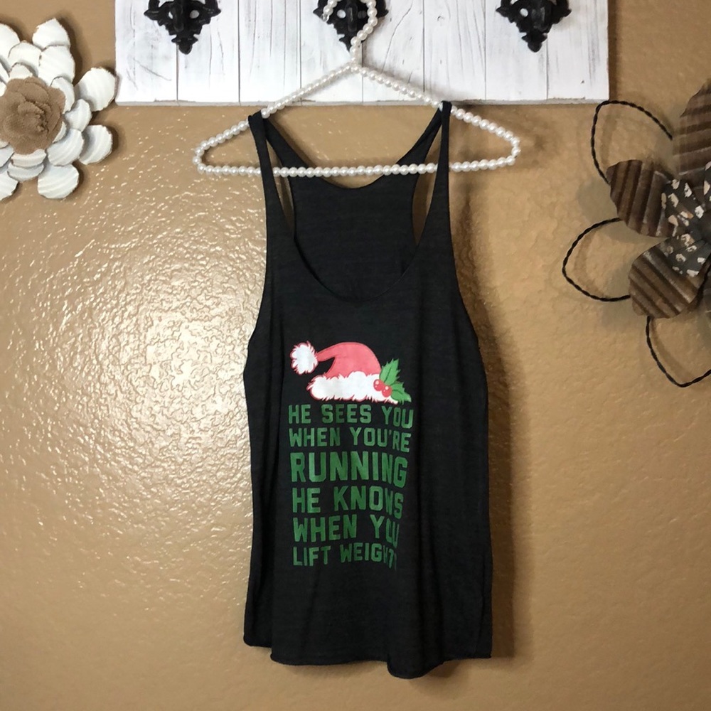 4/$25 Medium Christmas Holiday Tank Top